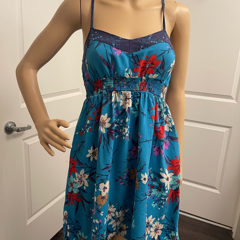2 Dresses, Floral Spaghetti Strap Dress and strapless dress